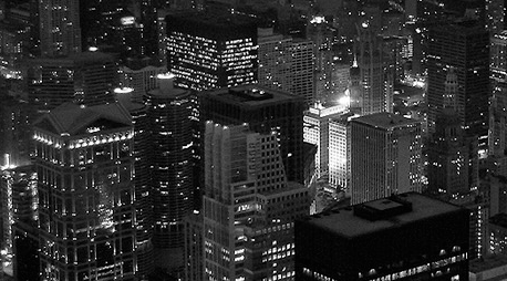 picture of city at night